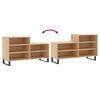 vidaXL Shoe Cabinet Sonoma Oak 102x36x60 cm Engineered Wood