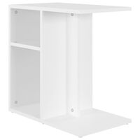 vidaXL Side Table White 50x30x50 cm Engineered Wood