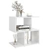 vidaXL Bedside Cabinets 2 pcs High Gloss White 50x30x51.5 cm Engineered Wood