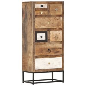 vidaXL Drawer Cabinet 45x30x105 cm Solid Reclaimed Wood