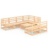 vidaXL 8 Piece Garden Lounge Set Solid Pinewood