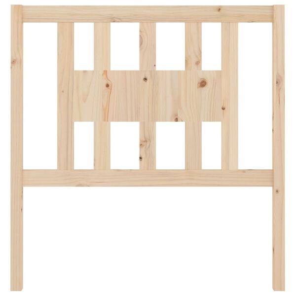 vidaXL Headboard 106x4x100 cm Solid Wood Pine
