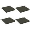vidaXL Seat Cushions SOEST 4 pcs 100% Polyester Anthracite