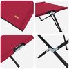 vidaXL Folding Camping Bed Folding Red 206 x 76 x 74 cm Oxford fabric
