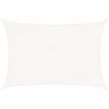 vidaXL Sunshade Sail 160 g/m&sup2; White 2.5x3.5 m HDPE