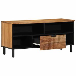 vidaXL TV Cabinet Solid Acacia Wood 100 x 33 x 46 cm Solid Acacia Wood