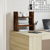 vidaXL Desk Organiser Smoked Oak 38.5x17x39 cm Engineered wood