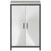 vidaXL Kitchen Storage with Shelf Silver 60 x 50 x 92 cm Steel