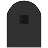 vidaXL Wall Mirror Black 60x25 cm Oval