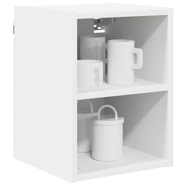 vidaXL Hanging Cabinet Riga White 30 x 29.5 x 40 cm Engineered Wood