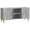 vidaXL TV Cabinet Grey Sonoma 102 x 34.5 x 50 cm Engineered Wood