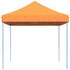 vidaXL Party Tent Folding Orange 279 x 410 x 315 cm Oxford Fabric