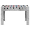 vidaXL Foosball Table Concrete Grey 125 x 60.5 x 80 cm Engineered Wood