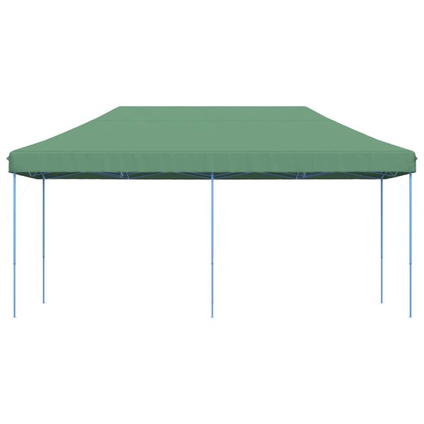 vidaXL Party Tent Folding Green 292 x 580 x 315 cm Oxford Fabric