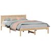 vidaXL Bed Frame Brown 150 x 200 cm Solid Pine wood