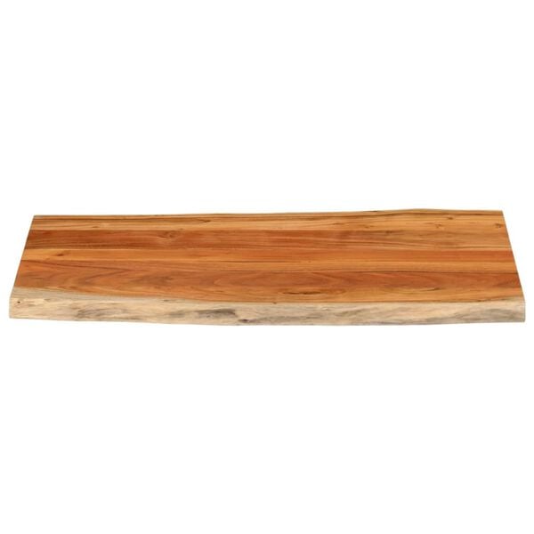 vidaXL Table Top 110x60x2.5 cm Rectangular&nbsp;Solid Wood Acacia Live Edge