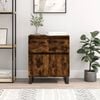 vidaXL Sideboard Smoked Oak 60x35x70 cm Engineered Wood