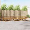 vidaXL Outdoor Sofa Set 9 pcs Natural Solid Acacia Wood
