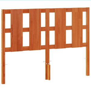 vidaXL Headboard Wax Brown 135 cm Solid Wood Pine