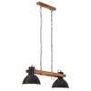 vidaXL Industrial Hanging Lamp 25 W Black 109 cm E27