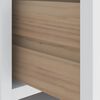 vidaXL Hallway Bench SANDNES White 45x40x50 cm Solid Wood Pine