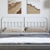 vidaXL Metal Headboard White 193 cm