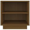 vidaXL Bedside Cabinet Honey Brown 40x34x40 cm Solid Wood Pine