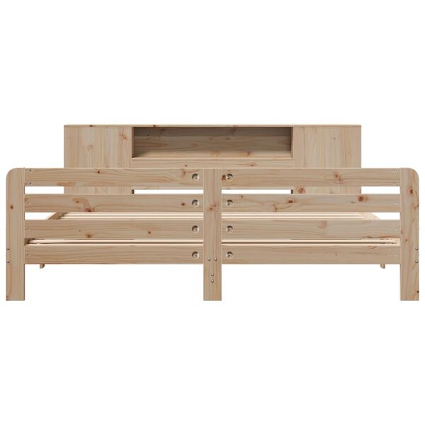 vidaXL Bed Frame without Mattress 200x200 cm Solid Wood Pine