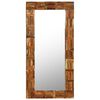vidaXL Wall Mirror Solid Reclaimed Wood 60x120 cm