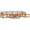 vidaXL Outdoor Sofa Set 6 pcs Natural Solid Acacia Wood