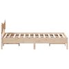 vidaXL Bed Frame without Mattress 180x200 cm Super King Solid Wood Pine