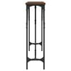 vidaXL Console Table Brown Oak 140x23x75 cm Engineered Wood