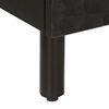 vidaXL Bedside Cabinets 2 pcs Black 40x33x46 cm Solid Wood Mango