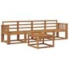 vidaXL Outdoor Sofa Set 5 pcs Natural