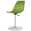 vidaXL Swivel Dining Chairs 2 pcs Green PP