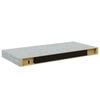 vidaXL Floating Wall Shelves 4 pcs Concrete Grey 50x23x3.8 cm MDF