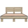 vidaXL Bed Frame without Mattress Sonoma Oak 120x190 cm Small Double