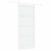 vidaXL Sliding Door ORKDAL White 93 x 211 cm Solid Pine Wood