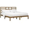 vidaXL Bed Frame without Mattress Honey Brown Solid Wood 200x200 cm