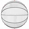 vidaXL Pool Dome Folding Manual Transparent 472 x 460 x 229 cm PVC