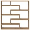 vidaXL Wall Cube Shelf 7 Compartments Artisian Oak Engineered Wood