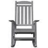 vidaXL Garden Rocking Chair Light Grey 92 x 70 x 108cm HDPE