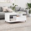 vidaXL Coffee Table White 90x49x45 cm Engineered Wood