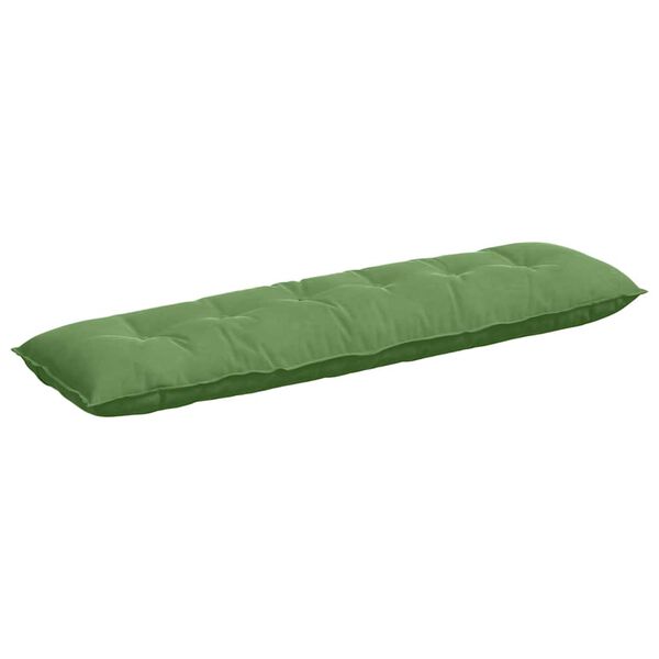 vidaXL Back Pillow Light Green 180 x 50 cm Corduroy Fabric