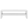 vidaXL Monitor Stand High Gloss White 42x24x13 cm Engineered Wood