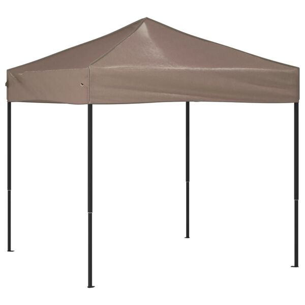 vidaXL Folding Party Tent Taupe 2x2 m