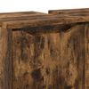 vidaXL Bathroom Basin Cabinet with Shelf Smoked Oak 60 x 30 x 60 cm