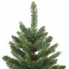 vidaXL Artificial Christmas Tree with 150 LEDs Green 120 cm PE and PVC