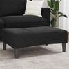 vidaXL Footstool Black 77x55x31 cm Velvet