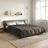 vidaXL Summer Duvet Quilted Anthracite 200 x 220 cm Microfiber